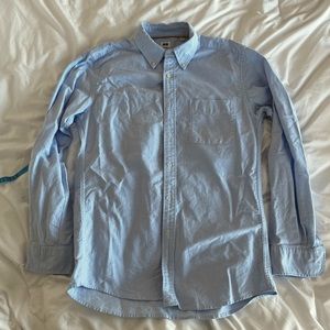 Uniqlo Slim fit Oxford in blue